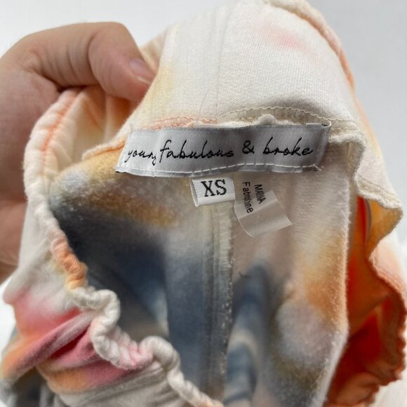 Young Fabulous & Broke YFB Tie  Dye Joggers pockets - Picture 4 of 14